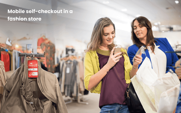 mobile-self-checkout-in-a-fashion-store